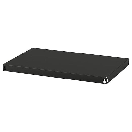 Ikea BROR - Shelf, black, 84x54 cm