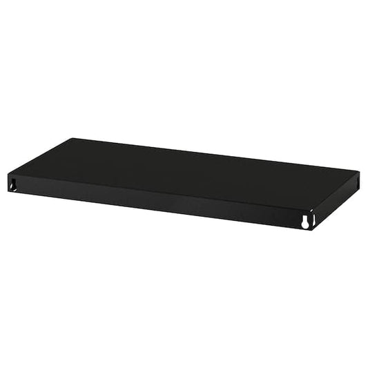 Ikea BROR - Shelf, black, 84x39 cm