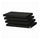 BROR - BROR Shelf, black, 64x54 cm