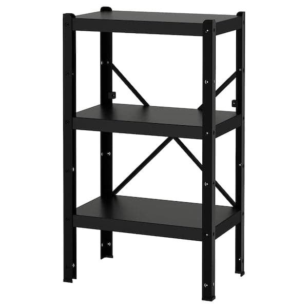 Ikea BROR - Shelving unit, black, 65x40x110 cm