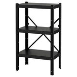 BROR shelving unit, black, 65x40x110 cm