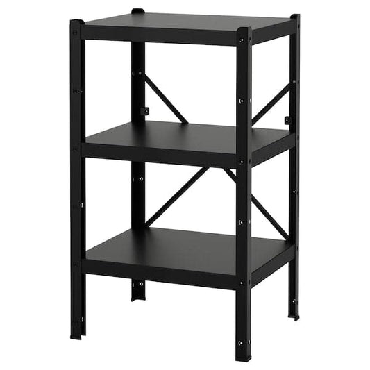 Ikea BROR - Shelving unit, black, 65x55x110 cm