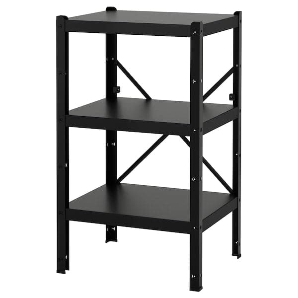 BROR - Shelving unit, black, 65x55x110 cm