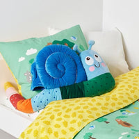 BRUMMIG - Cushion, snail-shaped / patterned, 90x36 cm - best price from Maltashopper.com 10532499