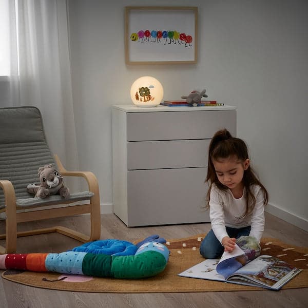 Ikea BRUMMIG - Rug, hedgehog shaped/brown, 94x150 cm
