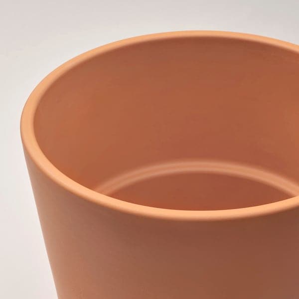 Ikea BRUNBÄR - Plant pot with saucer, outdoor terracotta, 15 cm