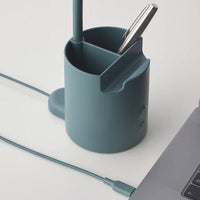 BRUNBÅGE - LED work lamp, with dimmable/turquoise light box , - best price from Maltashopper.com 60542170