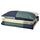 BRUNKRISSLA - BRUNKRISSLA Duvet cover and pillowcase, green/multicolour, 150x200/50x80 cm