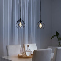 BRUNSTA / HEMMA - Pendant lamp, black, 20 cm - best price from Maltashopper.com 39291753
