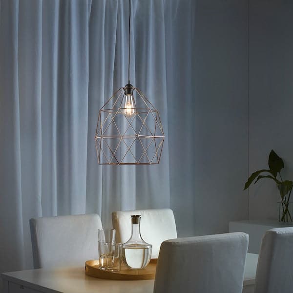 BRUNSTA Lampshade for pendant lamp - copper color 30 cm , 30 cm - Premium Lamps from Ikea - Just €38.99! Shop now at Maltashopper.com