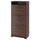 BRUSALI 3 compartment shoe rack - brown 61x130 cm , 61x30x130 cm