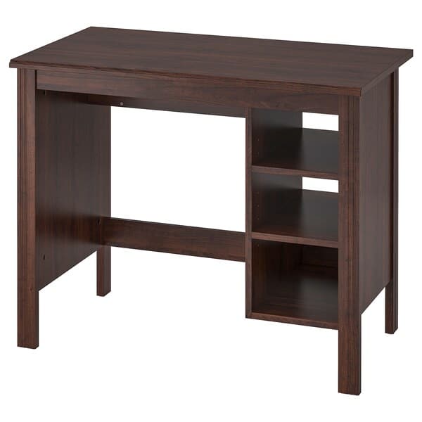 BRUSALI Desk - brown 90x52 cm , 90x52 cm - best price from Maltashopper.com 30302299