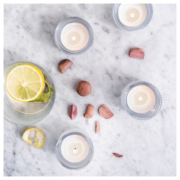 BUKETTAPEL - Scented tealight, bergamot & cedarwood/pale green, 3.5 hr - best price from Maltashopper.com 60552809