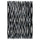 BULLERREMSA rug, high pile, black grey/white, 30 mmx133 cm