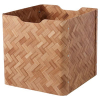 BULLIG - Box, bamboo/brown, 32x35x33 cm - best price from Maltashopper.com 30474592