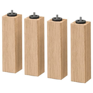 Ikea BURFJORD - Leg, oak, 20 cm