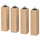 BURFJORD leg, oak, 55 mmx20x55 mm cm, 4 pack