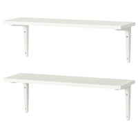 BURHULT / SIBBHULT - Wall shelf combination, white/white, 59x20 cm - best price from Maltashopper.com 09326099