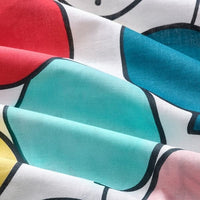 BUSENKEL - Duvet cover and pillowcase, balloon pattern/multicolour, 150x200/50x80 cm - best price from Maltashopper.com 10517837