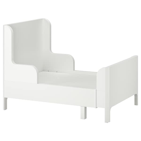 Ikea BUSUNGE - Extendable bed, white, 80x200 cm