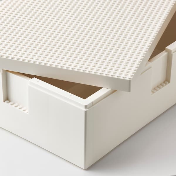 Ikea BYGGLEK - LEGO® box with lid, 35x26x12 cm