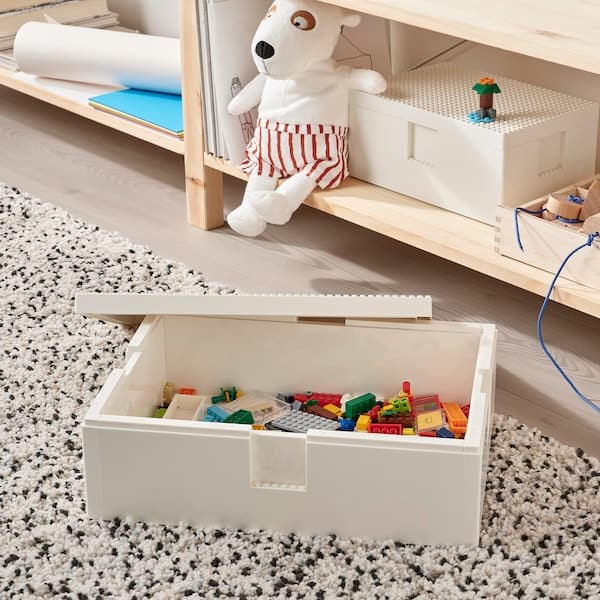Ikea BYGGLEK - LEGO® box with lid, 35x26x12 cm