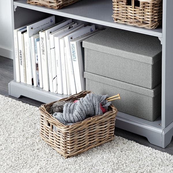 BYHOLMA - Basket, grey, 25x29x15 cm - best price from Maltashopper.com 00159014