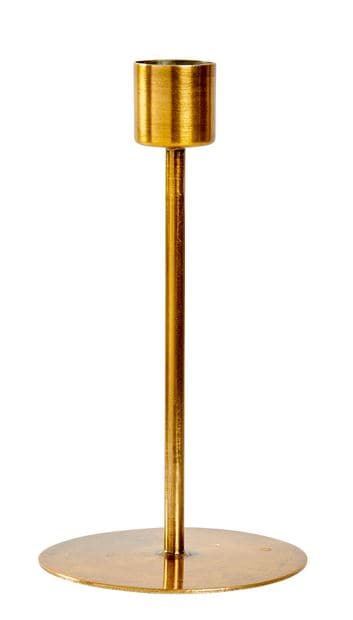 Casa BRASS Bronze candlestick H 14 cm - Ø 7,5 cm