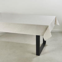 MELANGE Beige tablecloth W 138 x L 300 cm - best price from Maltashopper.com CS616175