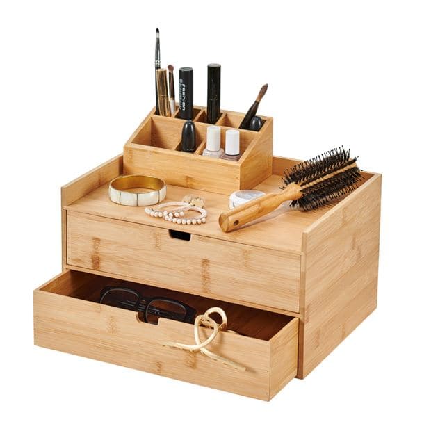 BAMBOO Storage unit with 2 drawers, 2 color variants - best price from Maltashopper.com CS664881