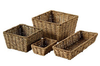 CALI SEAGRASS Natural basket H 5.5 x W 15 x D 10 cm - best price from Maltashopper.com CS663852