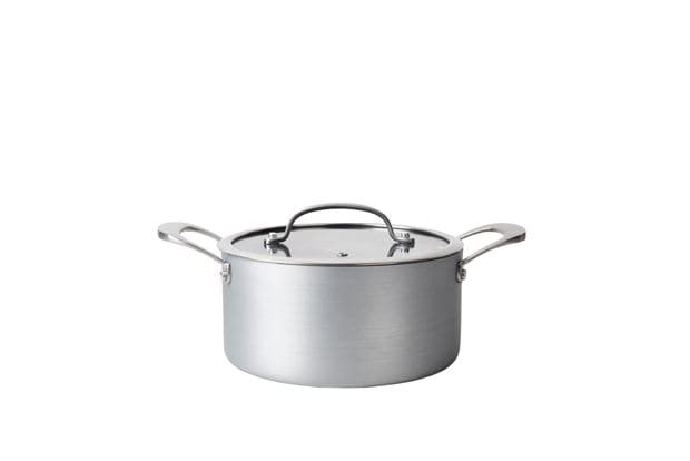 Casa KASTROL Pot silver H 10 cm - Ø 20 cm