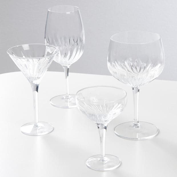 Casa MIXOLOGY Transparent martini glass 21.5 CL - set of 6 , H 17,2 cm - Ø 10,4 cm