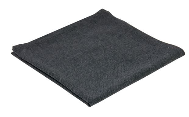 ORGANIC Black napkin W 40 x L 40 cm - best price from Maltashopper.com CS616294