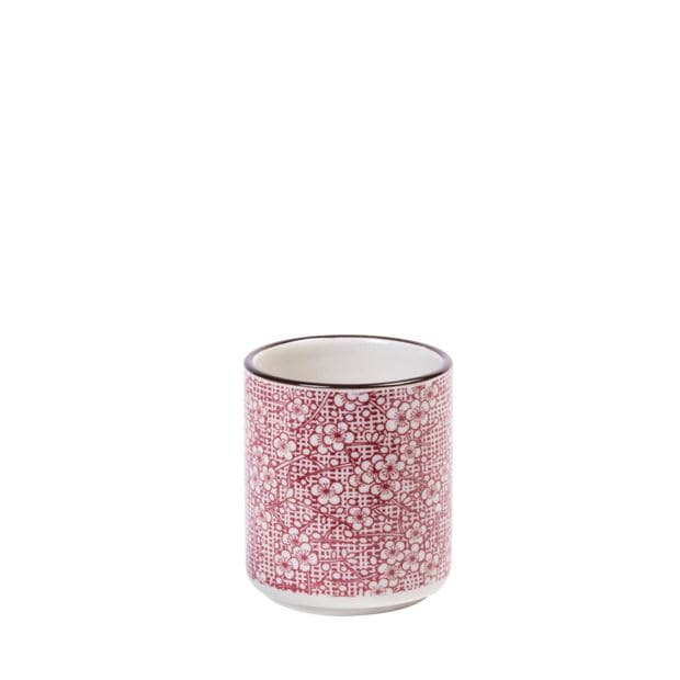 NARUMI BORDO Dark red teacup H 6.8 cm - Ø 6 cm