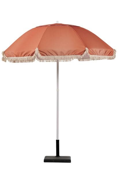 FRANJA Orange umbrella H 200 cm - Ø 178 cm