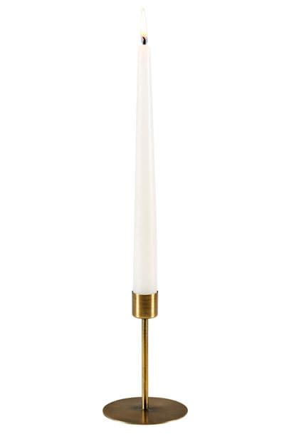 BRASS Bronze candlestick H 11 cm - Ø 7,5 cm - Ø 2 cm