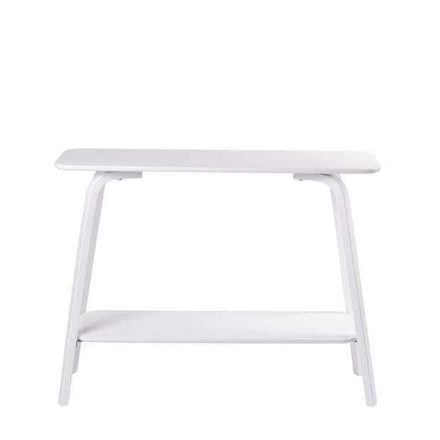 OLI White console table H 75 x W 100 x D 35 cm - best price from Maltashopper.com CS638645