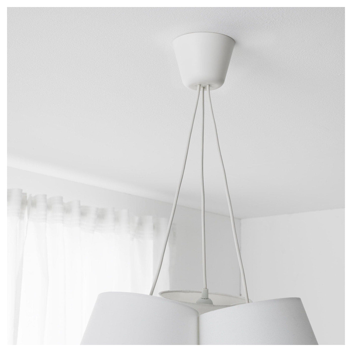 Ikea HEMMA Triple suspension accessory - white 1.8 m ,