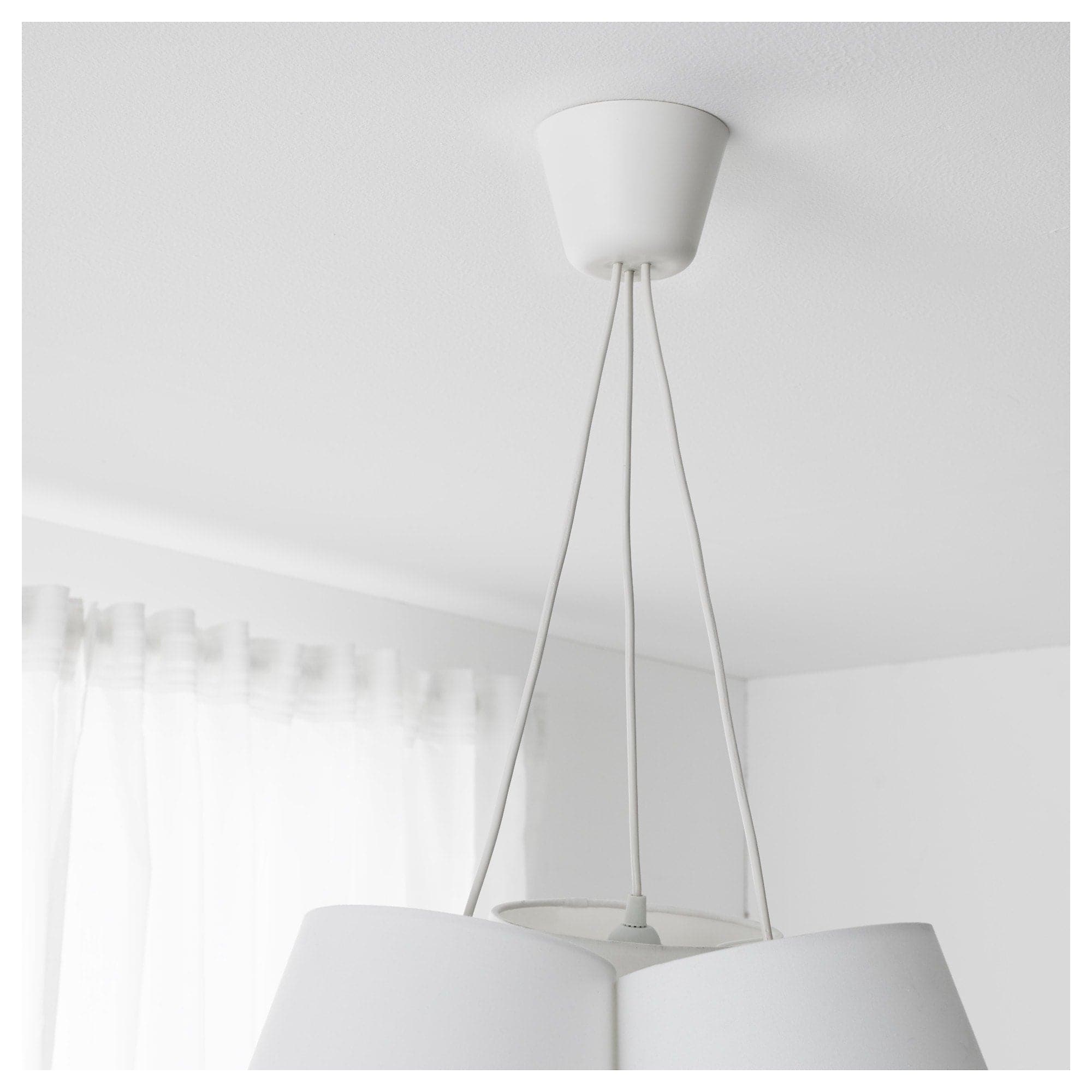 Ikea HEMMA Triple suspension accessory - white 1.8 m ,