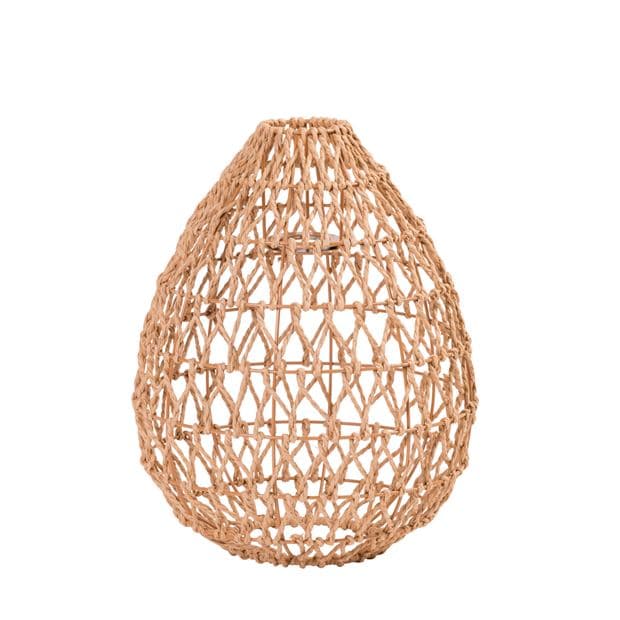 ZIRKA Natural lampshade H 35 cm - Ø 28 cm - best price from Maltashopper.com CS650412