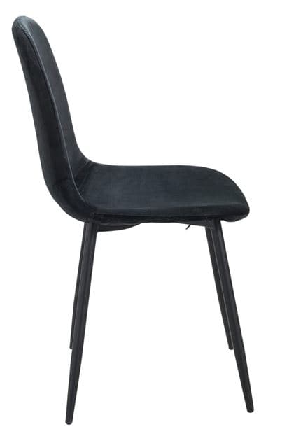 SILKE Black table chair H 86.5 x W 52 x D 41 cm - best price from Maltashopper.com CS611226