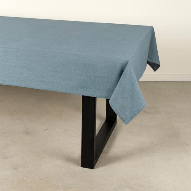 ORGANIC Light blue tablecloth W 140 x L 200 cm - best price from Maltashopper.com CS616581