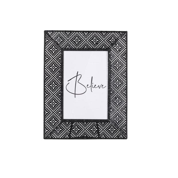 ARABESK Black photo frame H 23 x W 18 x D 4.5 cm - best price from Maltashopper.com CS648053