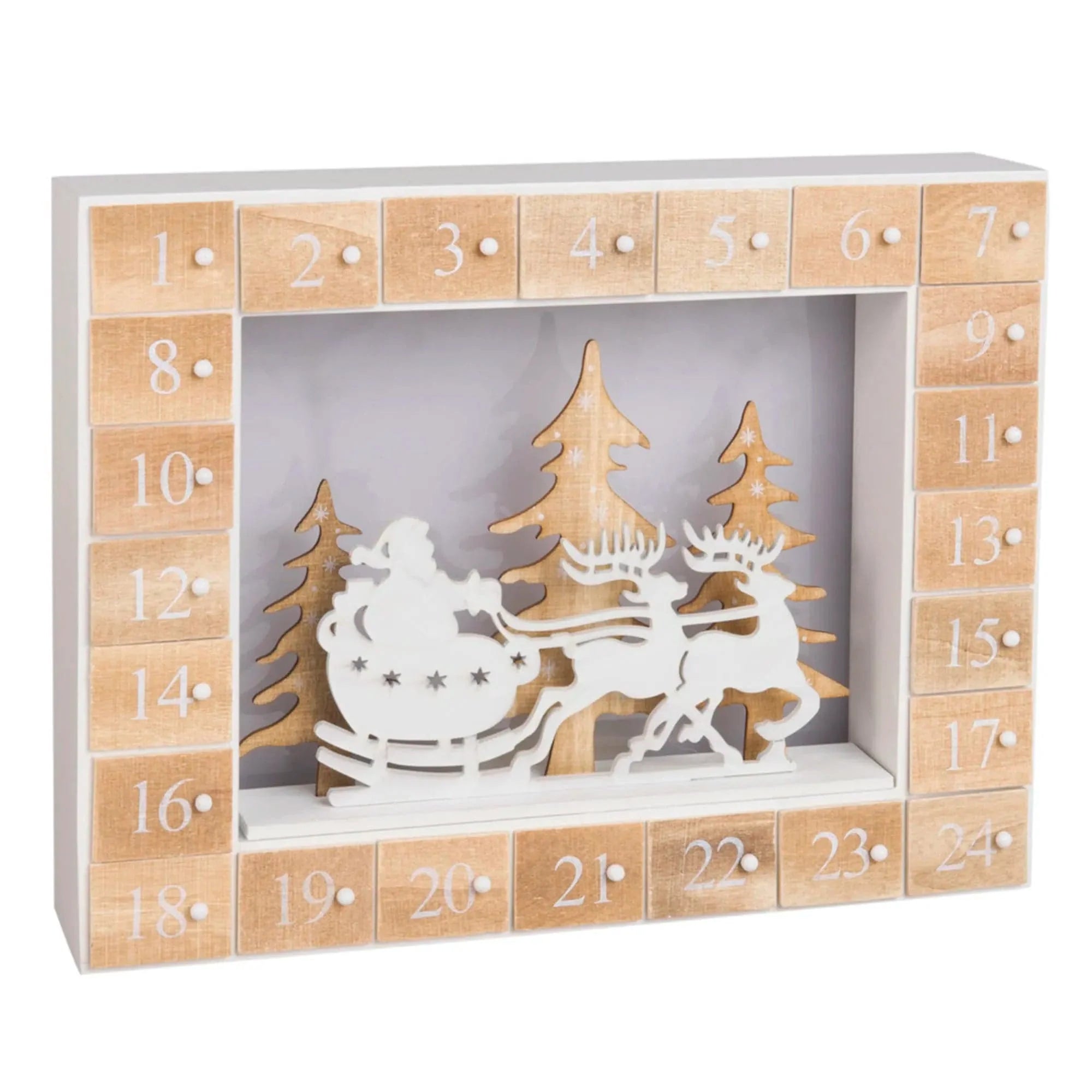 Maisons du Monde  - Advent calendar to fill sleigh decoration - best price from Maltashopper.com M173005