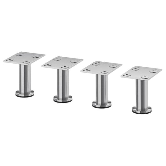Ikea CAPITA - Leg, stainless steel, 8 cm