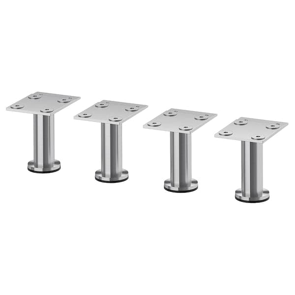 Ikea CAPITA - Leg, stainless steel, 8 cm