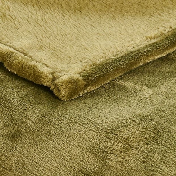 Casa FLANNEL Green plaid, W 180 x L 220 cm