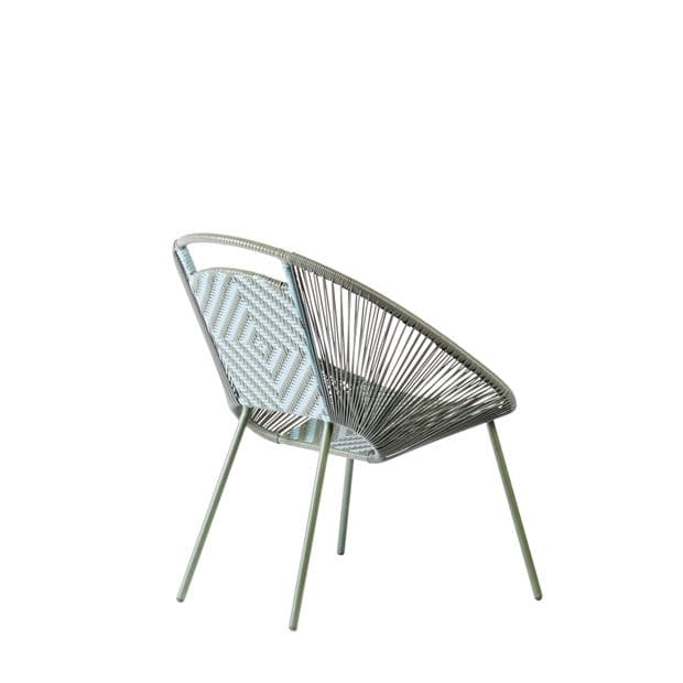 YUMA Green lounge chair H 81.5 x W 67.5 x D 69.5 cm - best price from Maltashopper.com CS653023