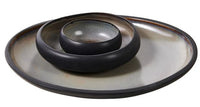 LAVA Black plate H 4.2 cm - Ø 35.4 cm - best price from Maltashopper.com CS632716